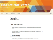 Tablet Screenshot of marketmotivated.com